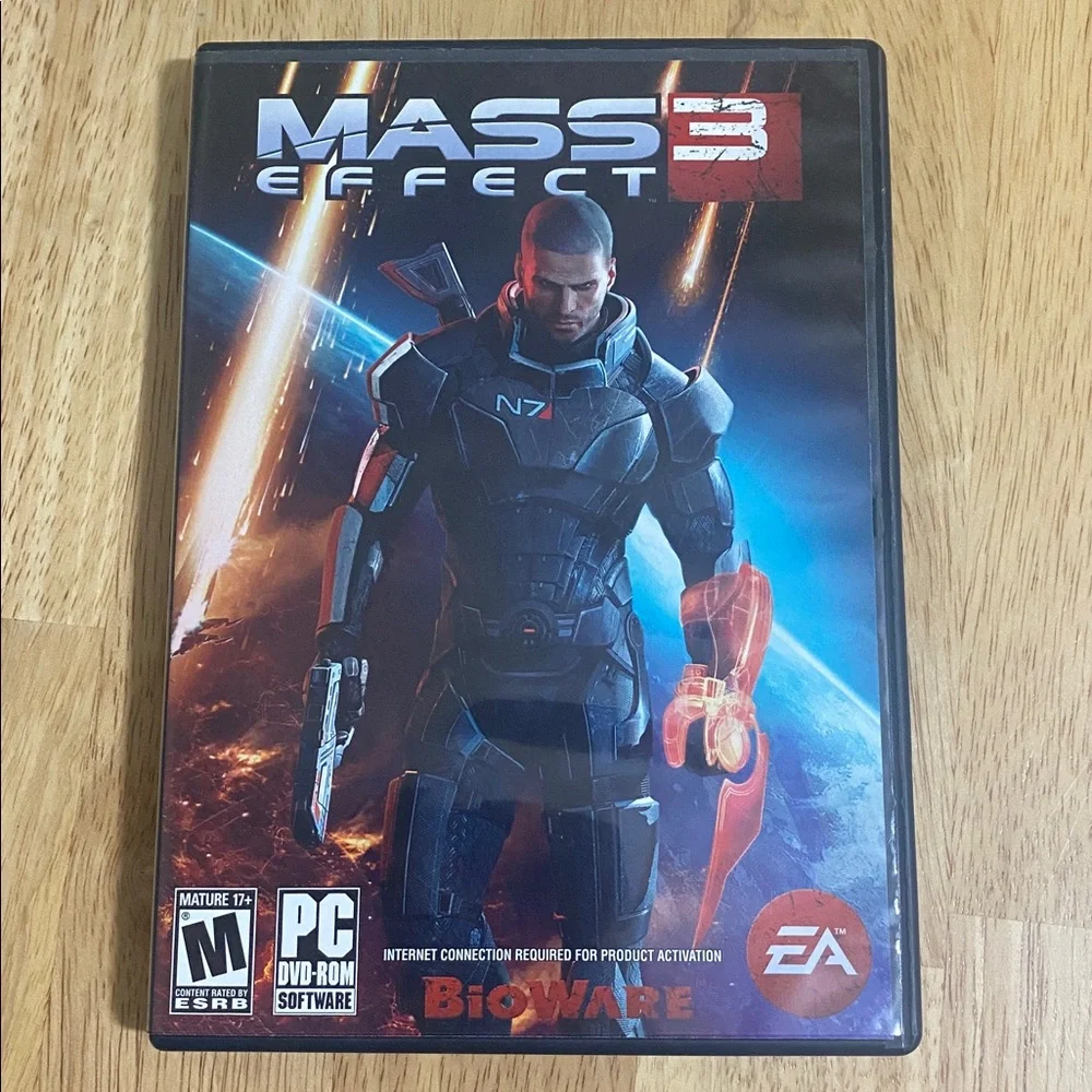 3 VINTAGE PC Games--MASS EFFECT 1, 2, 3